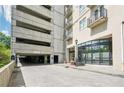View of the parking garage entrance providing easy access for residents at 2277 Peachtree Ne Rd # 310, Atlanta, GA 30309