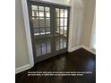 Private office featuring french doors, hardwood floors, and ample natural light at 13015 Fox Rd, Alpharetta, GA 30005