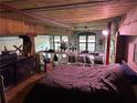 Cozy bedroom with exposed beams, creating a unique and rustic ambiance at 170 Boulevard Se # H414, Atlanta, GA 30312