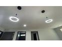 Stylish modern ceiling lighting with an open concept design at 185 Glenrose Sw Cir, Atlanta, GA 30354
