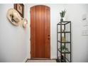 Inviting entryway featuring a wood door, stylish decor, and a welcoming ambiance at 588 Bismark Ne Rd, Atlanta, GA 30324