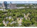 Aerial view of property in a Buckhead neighborhood near Lenox Mall, located on .65 acres of land at 998 Ferncliff Ne Rd, Atlanta, GA 30324