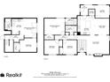 Detailed floor plan showcasing the layout of both floors and key room dimensions at 3152 Normandy Ne Cir, Marietta, GA 30062