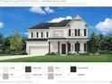 Selections for the exterior of this home includes siding, trim, roof shingles, brick, garage door, shutters, and windows at 1981 Freestone Way, Marietta, GA 30064