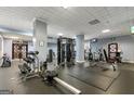 Well-equipped gym with modern exercise machines and weights, offering residents a convenient fitness option at 795 Hammond Dr # 806, Sandy Springs, GA 30328