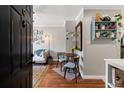 Cozy entryway features hardwood floors, soft decor, and a view into the adjacent living space, creating a welcoming atmosphere at 542 Goldsboro Ne Rd # C, Atlanta, GA 30307