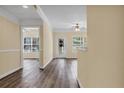View of entryway with hardwood flooring and light yellow walls at 2700 Pine Tree Ne Rd # 1015, Atlanta, GA 30324