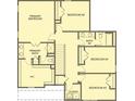 Upstairs floor plan featuring four bedrooms, two bathrooms, and laundry room at 4556 Sweetlake Sw Ct, Mableton, GA 30126