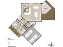 Floorplan of Level 1 highlighting the layout and dimensions of the home's living spaces at 132 Lakeshore Ne Dr, Marietta, GA 30067