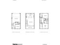 Floor plan layout for home showcasing 2 car garage, 3 bedrooms, and 2.5 bathrooms at 434 Argosy Park Cir # 13, Alpharetta, GA 30005