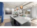 Modern kitchen with white countertops, stainless appliances and an eat-in kitchen at 805 Peachtree Ne St # 220, Atlanta, GA 30308