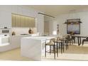 Modern kitchen with white cabinets, stone countertops, and stainless steel appliances at 318 Sandy Springs Cir # 130, Sandy Springs, GA 30328