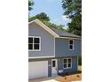 Charming two-story home with mixed siding, an attached garage, and a well-lit entrance at 1351 E Atlanta E Rd, Stockbridge, GA 30281