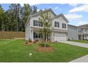 Well-manicured front yard leads up to this two-story home with attractive landscaping at 529 Lanier Way, Temple, GA 30179