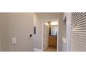 Hallway view leading to a bathroom and featuring a storage closet at 400 17Th St # 1114, Atlanta, GA 30318