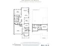 Detailed floor plan featuring three bedrooms, three bathrooms, a 2-car garage, and a bonus room at 1363 Cedarcrest Blvd, Acworth, GA 30101