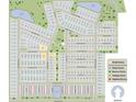 Community map showcasing lot locations, green spaces, and the layout of the neighborhood at 1270 Firefly Field Trce, Lawrenceville, GA 30045