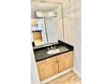 Bathroom with a vanity, stylish mirror and modern fixtures at 2479 Ne Peachtree Ne Rd # 1112, Atlanta, GA 30305