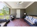 Cozy porch featuring stylish furnishings and a welcoming entrance, perfect for relaxing and entertaining guests at 728 Wesley Nw Dr, Atlanta, GA 30305