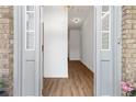 Inviting entryway features new vinyl floors and neutrally painted walls at 103 St Albans Way, Peachtree City, GA 30269