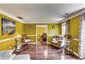 Cozy living room with hardwood floors, and a comfortable seating area at 3710 Burling Rdg, Lithonia, GA 30038