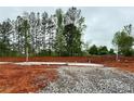 Home construction on a level lot showing concrete foundation for home at 488 Charleston Pl, Villa Rica, GA 30180