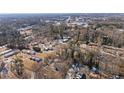 An aerial view that showcases the neighborhood and highlights the home's location within the community at 3595 South Nw St, Duluth, GA 30096