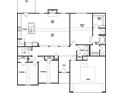 Detailed floor plan showcasing the layout of the home, including bedrooms, bathrooms, and living spaces at 494 Charleston Pl, Villa Rica, GA 30180