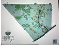 Community map shows lot layout, waterways, and landscape in Liberty Springs neighborhood at 1025 Liberty Springs Dr, Woodstock, GA 30188