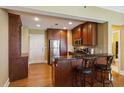 Kitchen features stainless steel appliances, granite countertops, and hardwood floors at 2277 Peachtree Ne Rd # 701, Atlanta, GA 30309