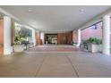 Welcoming covered entrance featuring brick columns, neutral tile flooring, and benches for seating at 375 Ralph Mcgill Blvd # 1503, Atlanta, GA 30312