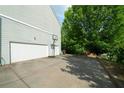 Spacious two-car garage featuring white doors and a basketball hoop at 31 Clearview Dr, Cartersville, GA 30121