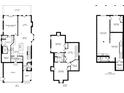 Detailed floorplan showcasing the layout of the house, including bedrooms, living spaces, and garage at 2244 Spink Nw St, Atlanta, GA 30318