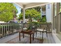 Cozy front porch with stylish seating arrangement and view of the neighborhood at 77 Glenn Se St, Atlanta, GA 30312