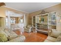 Inviting living room with hardwood floors and decorative shelving at 238 Diamond Valley Pass, Canton, GA 30114