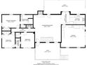 Detailed floorplan layout with dimensions for bedrooms, bathrooms, and living areas at 9680 Ephesus Church Rd, Villa Rica, GA 30180