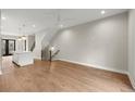 Open concept living room and kitchen with beautiful hardwood floors at 2329 Mason Dr # D24, Atlanta, GA 30316