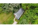 An aerial view of a lovely home surrounded by lush trees and a well-maintained lawn at 1111 Osborne Sw St, Atlanta, GA 30310