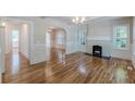 Bright living room with hardwood floors, fireplace, and natural light at 1195 Cameron Ne Ct, Atlanta, GA 30306