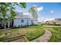 Well-maintained condo with attractive landscaping and stone walkway at 277 Clearview Ct, Villa Rica, GA 30180
