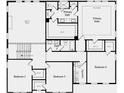 Second floor plan featuring the Primary Suite, 3 bedrooms, 2 baths, laundry room, and linen closet at 5240 Trescott Path, Cumming, GA 30028