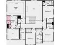 Second floor plan showcasing a primary suite, three additional bedrooms, and a laundry room at 5335 Trescott Path, Cumming, GA 30028