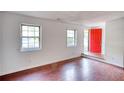 Bright living room with wood floors, fresh paint, and abundant natural light at 1151 Rankin St # 2C, Stone Mountain, GA 30083