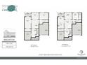 Optional basement floorplan with unfinished areas, garage stair and mechanical rooms at 725 Caney Fork Rd, Alpharetta, GA 30005