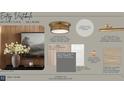 Architectural millwork selections for the entry vestibule, including wall finishes, lighting fixtures, and cabinet hardware at 11825 Serenbe Ln, Chattahoochee Hills, GA 30268