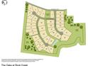 The Oaks at Rock Creek community site plan with clearly marked lot numbers and open spaces at 37 Deer Canyon Dr, Auburn, GA 30011