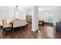 Bright, open living room showcasing hardwood floors and stylish decor at 144 Wetherbrooke Ln # 4, Smyrna, GA 30082