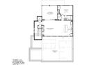 Floorplan of the third level featuring an entertainment area, bedroom and roof terrace at 9244 Main Street # 102, Woodstock, GA 30188