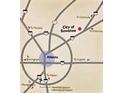 Map of Suwanee, GA area with major roadways and proximity to Atlanta at 269 Privet Cir, Suwanee, GA 30024