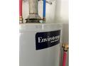 Close-up of Envirotemp water heater with 3/2023 installation date at 105 Lena Cir, Stockbridge, GA 30281